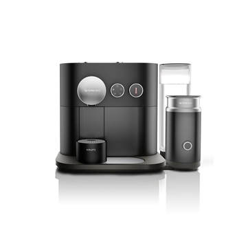 recetas ajustables Nespresso Krups Expert Milk XN6018 Cafetera monodosis de cápsulas Nespresso con aeroccino apagado automático antracita controlable con smartphone via bluetooth 19 bares 